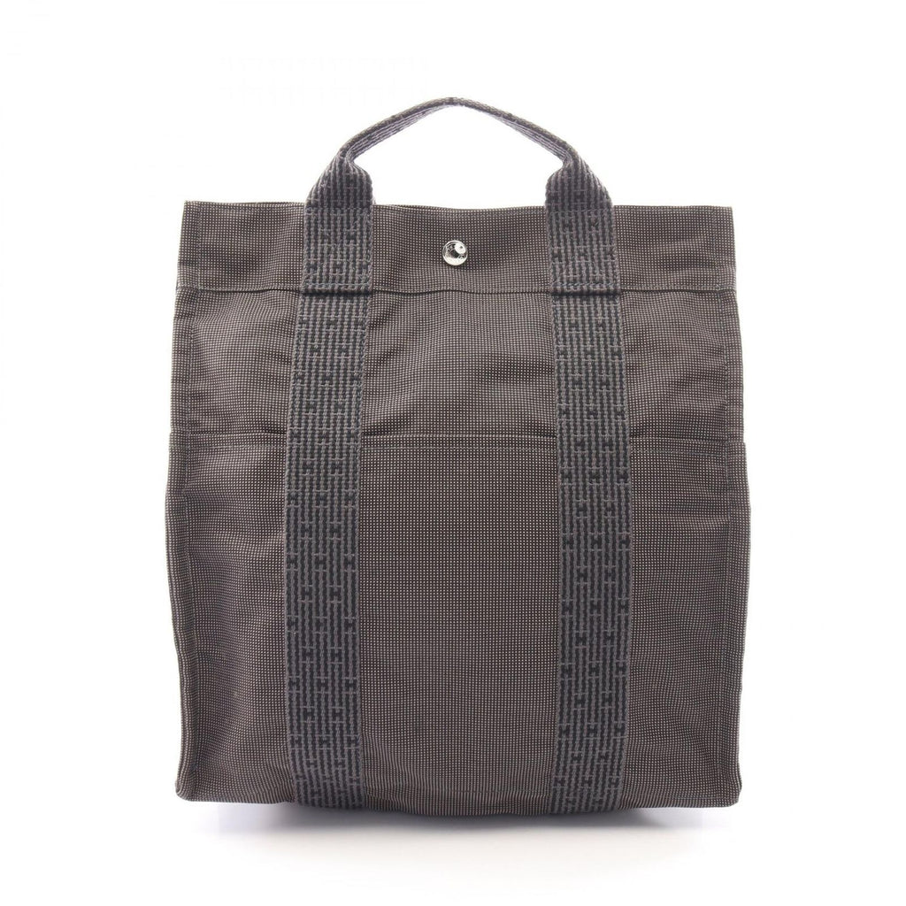 Hermes Backpack Her Line a Dos MM Gray Canvas