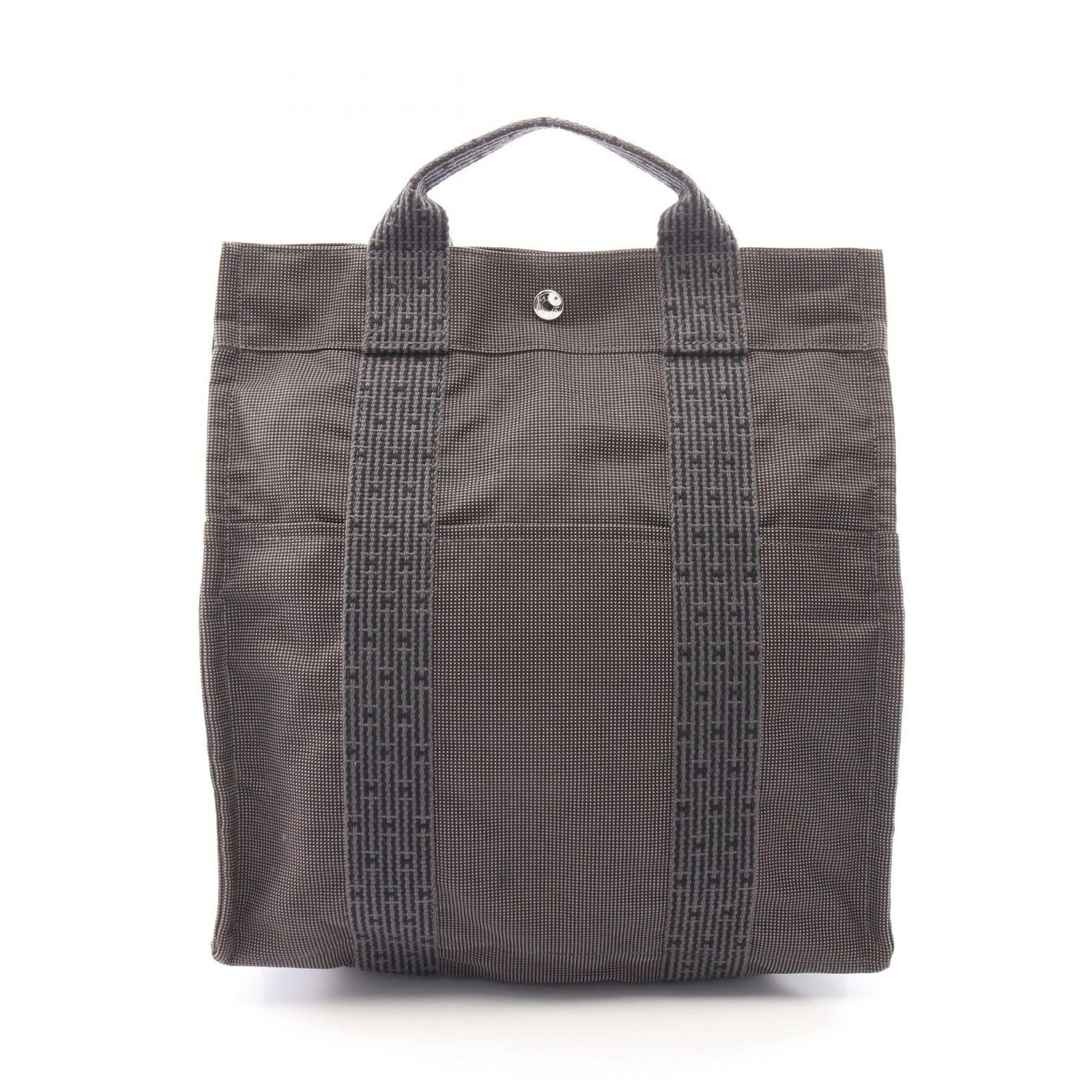Hermes Backpack Her Line a Dos MM Gray Canvas
