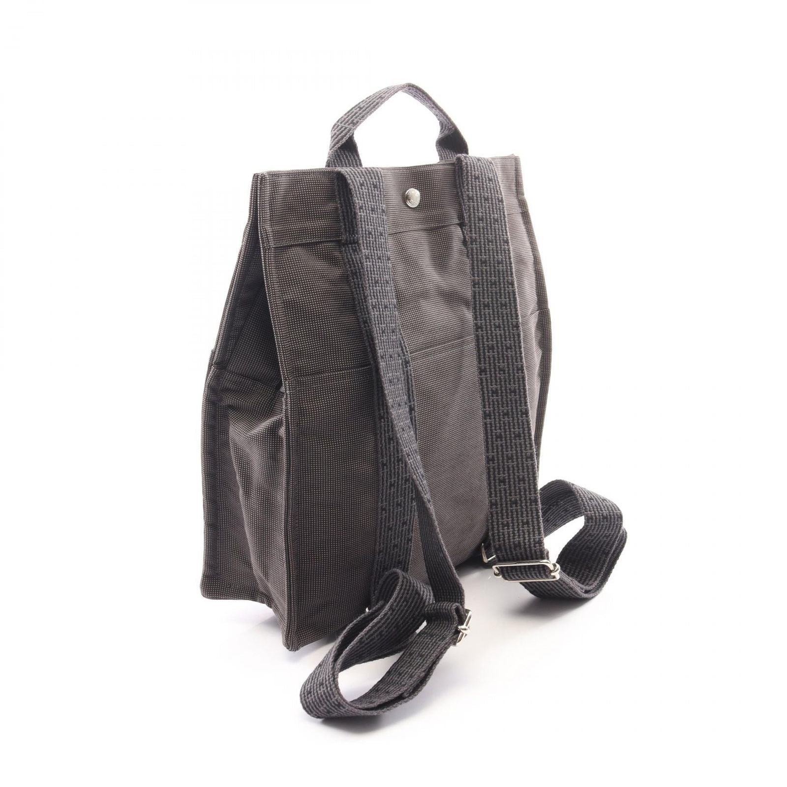 Hermes Backpack Her Line a Dos MM Gray Canvas — view 2