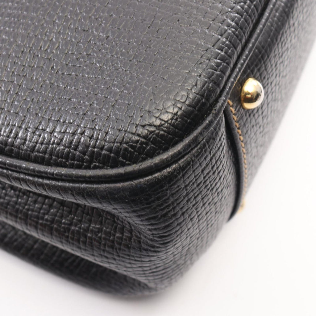 Loewe Shoulder Bag Barcelona Black Leather Hand — view 7
