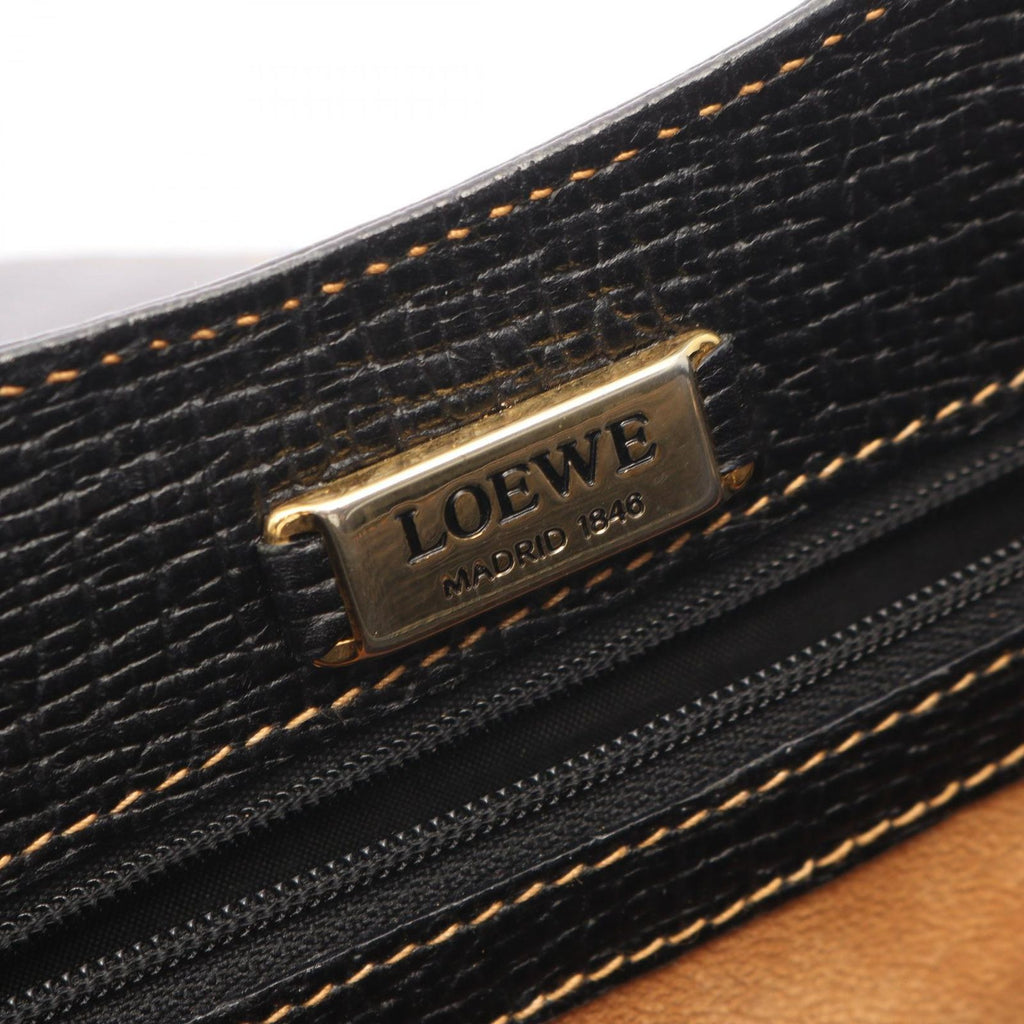 Loewe Shoulder Bag Barcelona Black Leather Hand — view 4