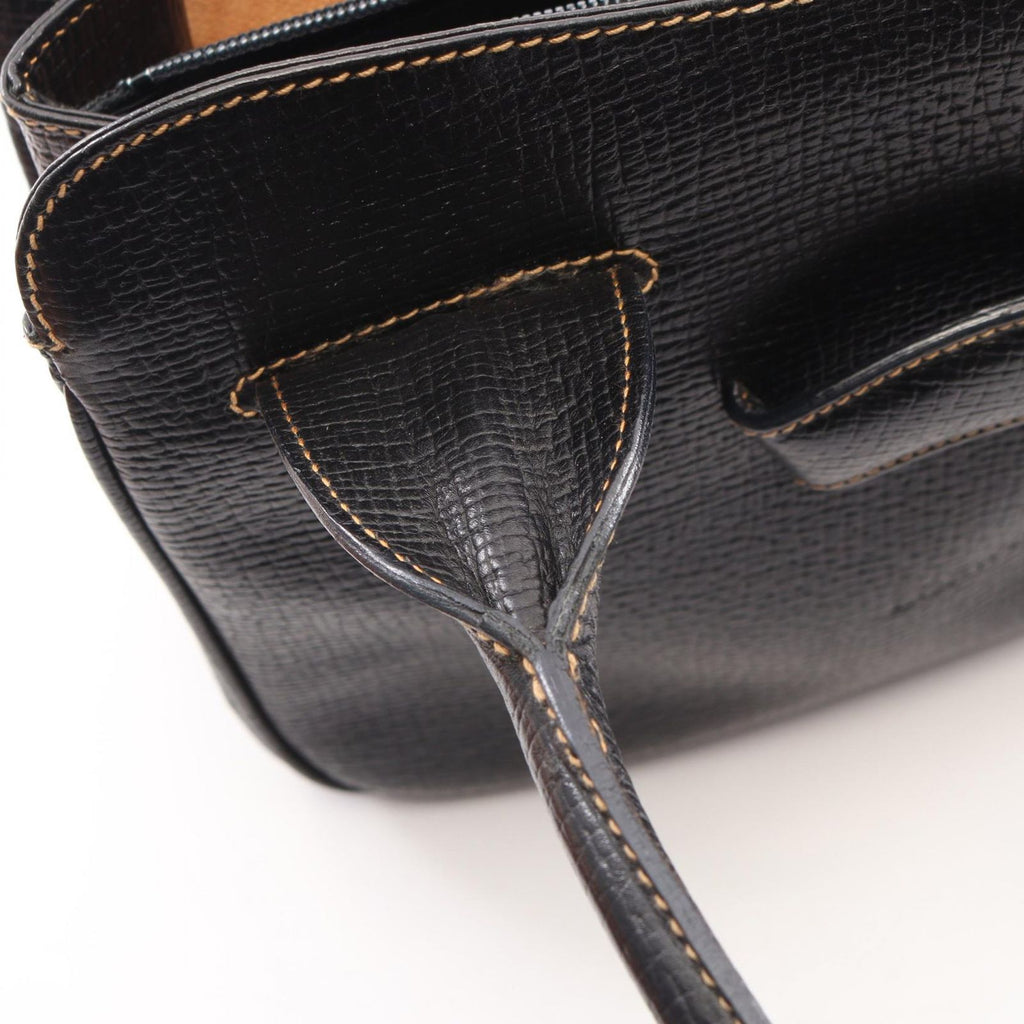 Loewe Shoulder Bag Barcelona Black Leather Hand — view 6