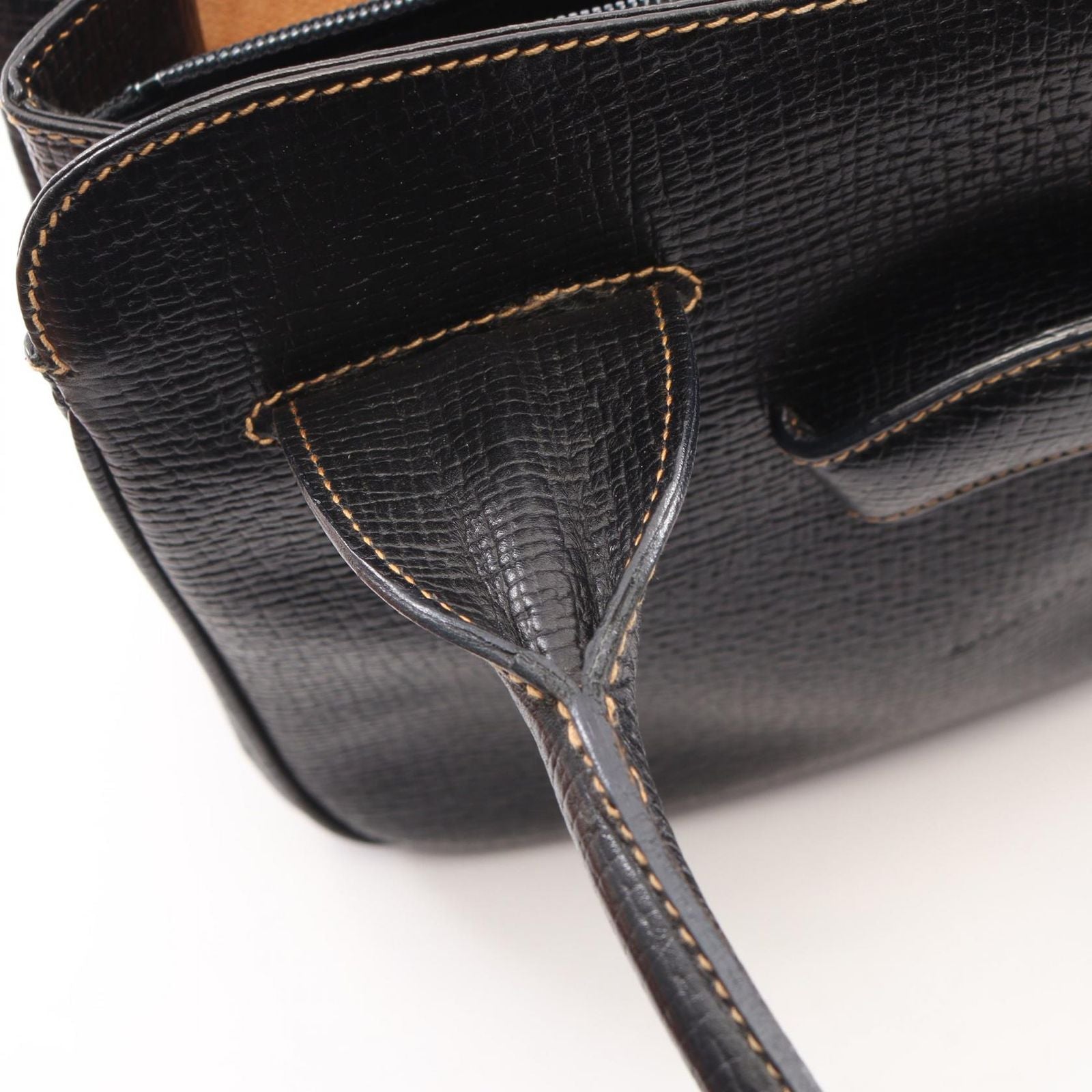 Loewe Shoulder Bag Barcelona Black Leather Hand — view 6