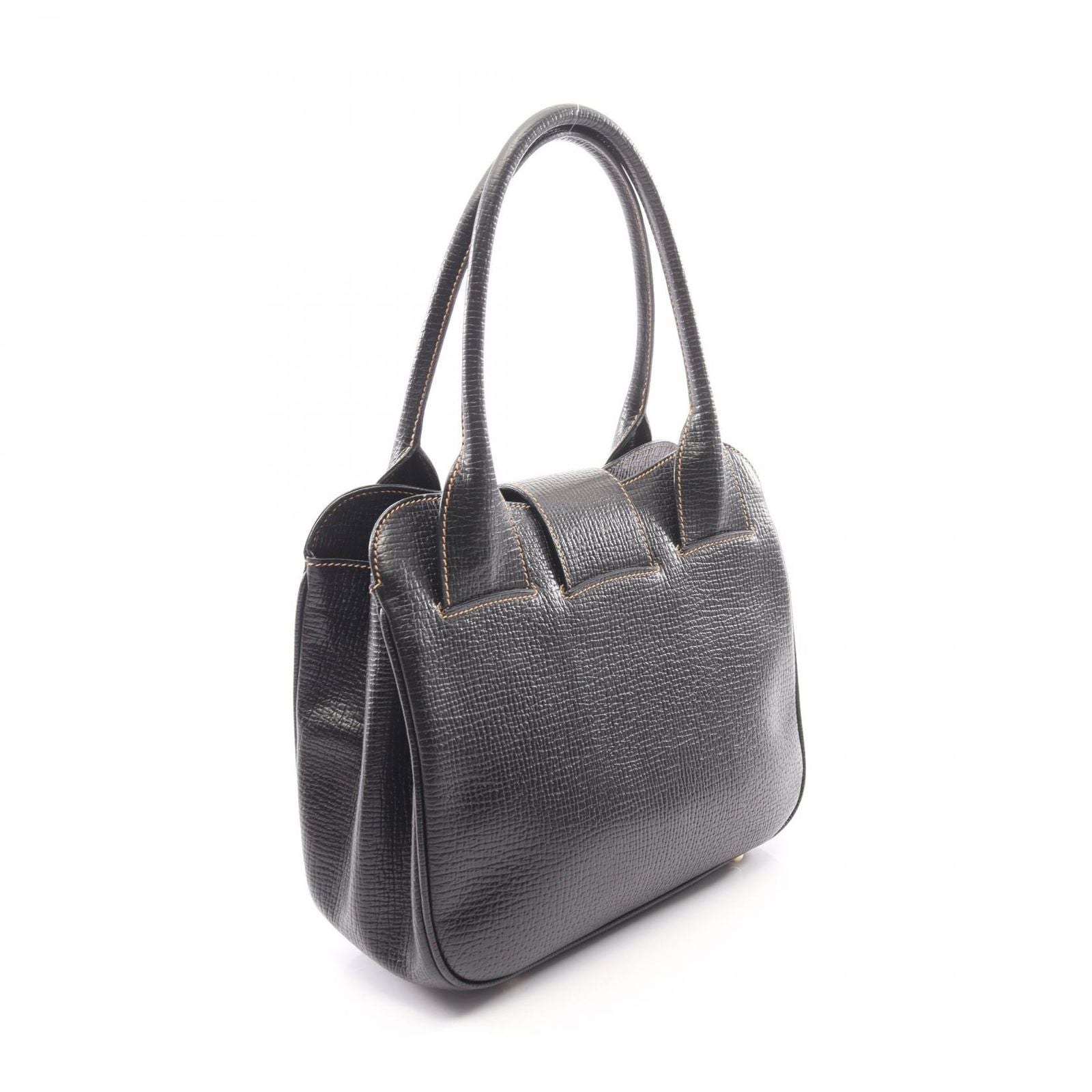 Loewe Shoulder Bag Barcelona Black Leather Hand — view 2