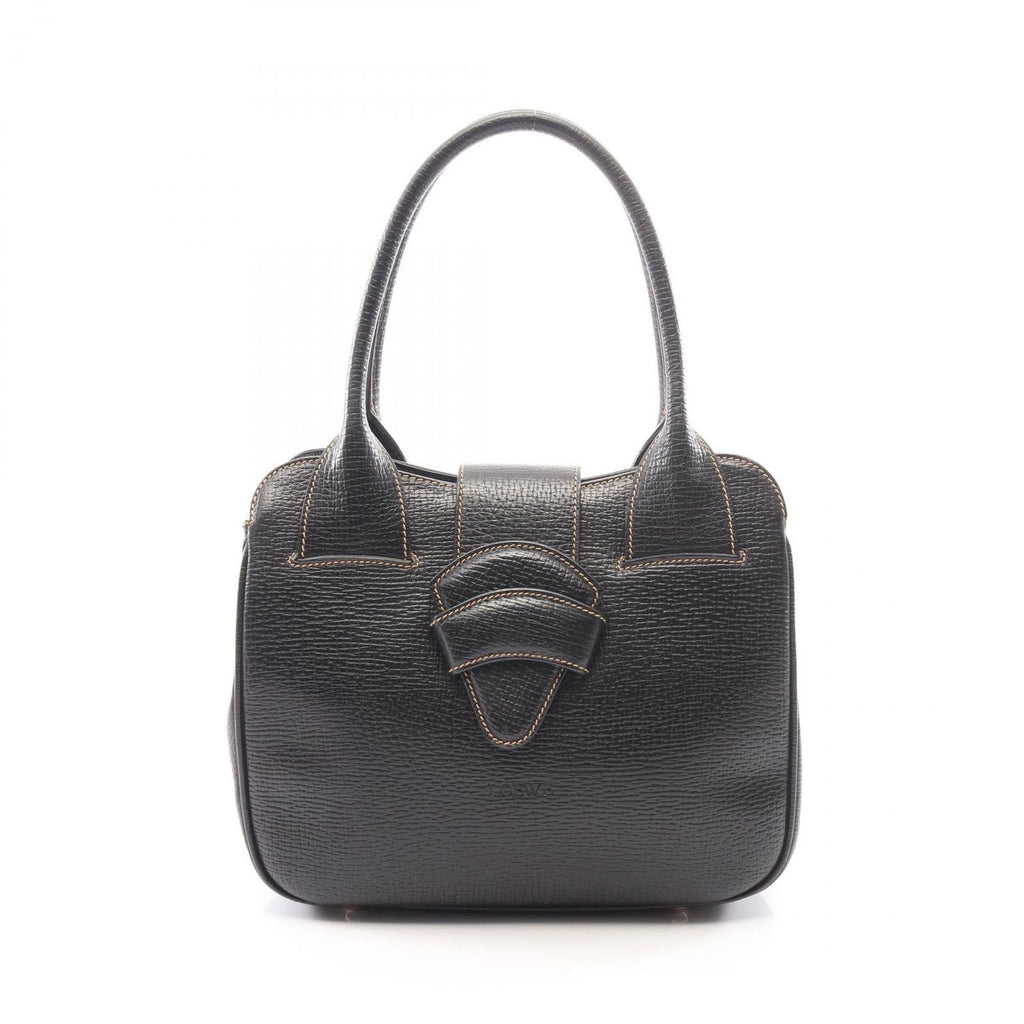 Loewe Shoulder Bag Barcelona Black Leather Hand