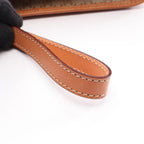 Celine Clutch Macadam Beige Brown Canvas Leather Second — view 6