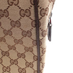 Gucci Shoulder Bag GG Canvas Beige Dark Brown — view 9