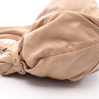 Celine Handbag Pillow Small 2-Way Beige Leather Shoulder — view 6