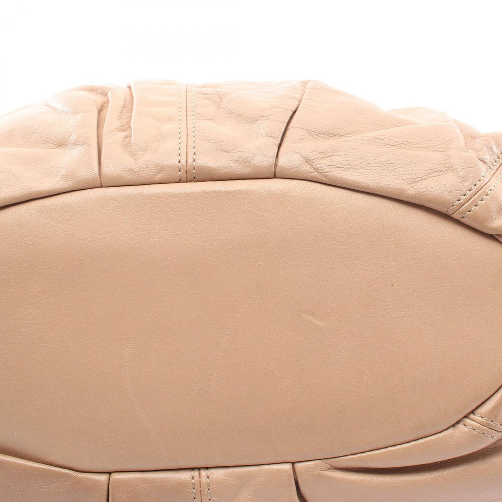 Celine Handbag Pillow Small 2-Way Beige Leather Shoulder — view 7