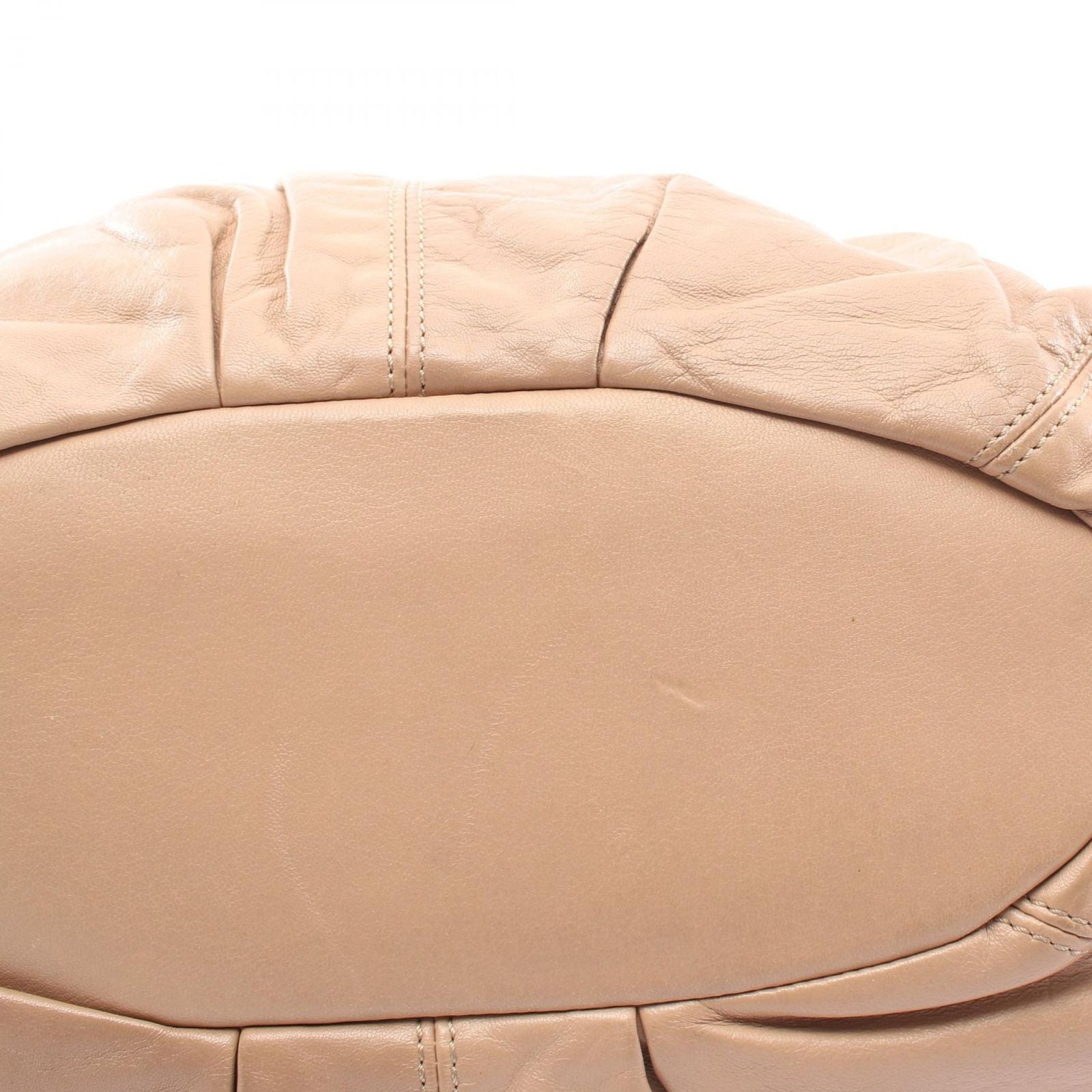 Celine Handbag Pillow Small 2-Way Beige Leather Shoulder — view 7