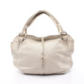 Celine Handbag Bittersweet Metallic Silver Leather Hand