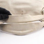 Celine Handbag Bittersweet Metallic Silver Leather Hand — view 8