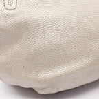 Celine Handbag Bittersweet Metallic Silver Leather Hand — view 5