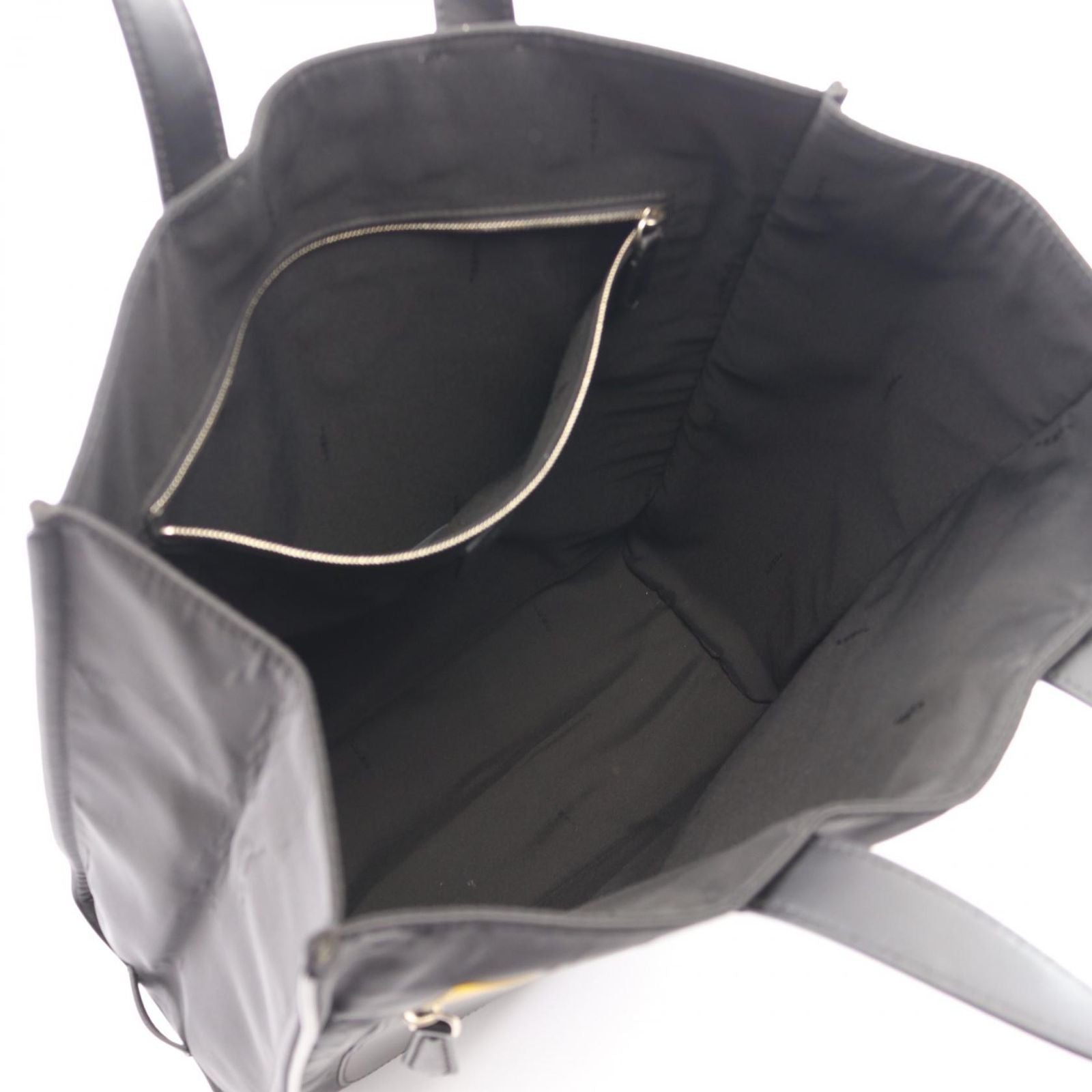 Fendi Tote Bugs Monster Black Nylon Leather — view 3