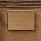 Gucci Shoulder Bag Logo Embossed 001 Beige Suede Leather Jackie — view 4