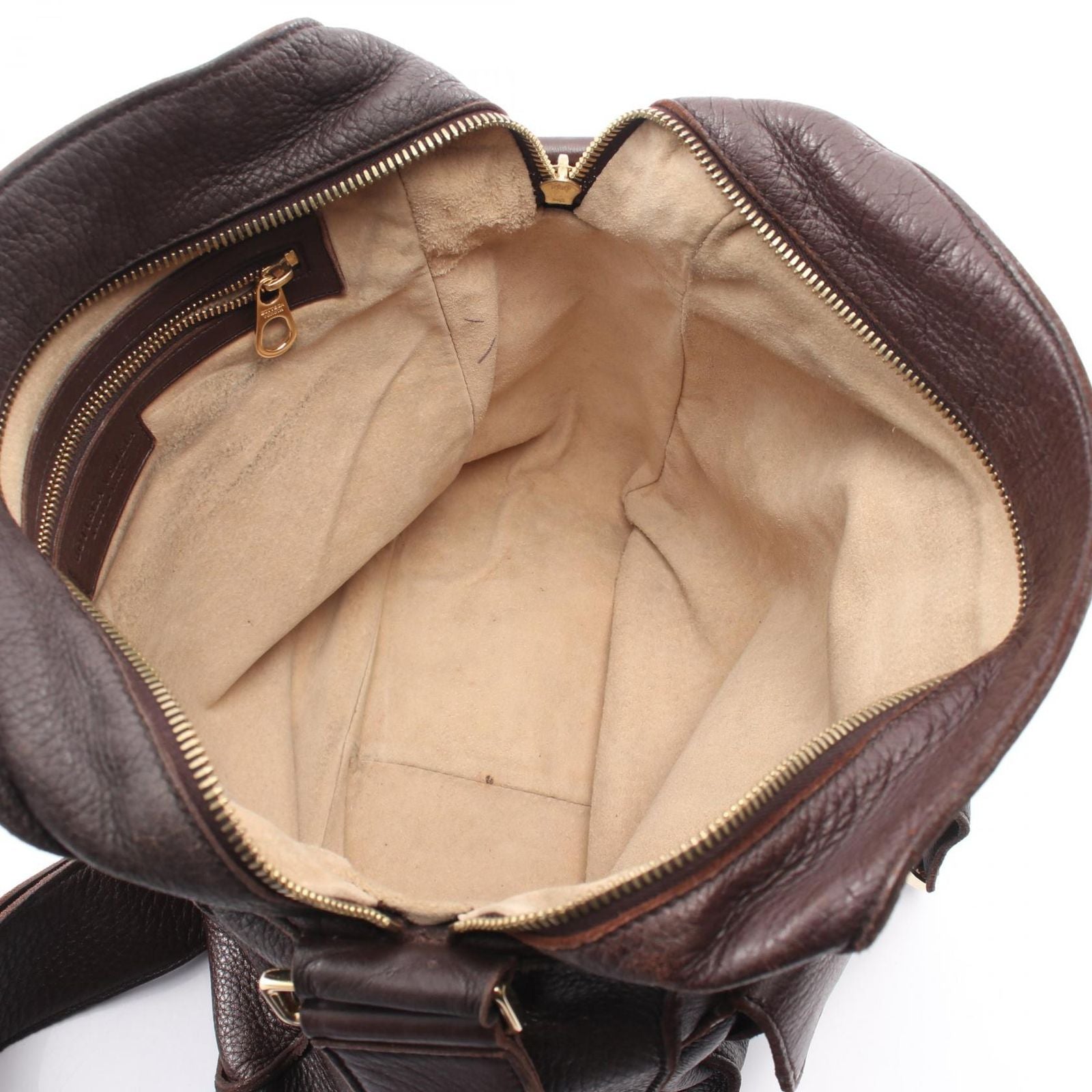 Bottega Veneta Shoulder Bag Brown Leather — view 3