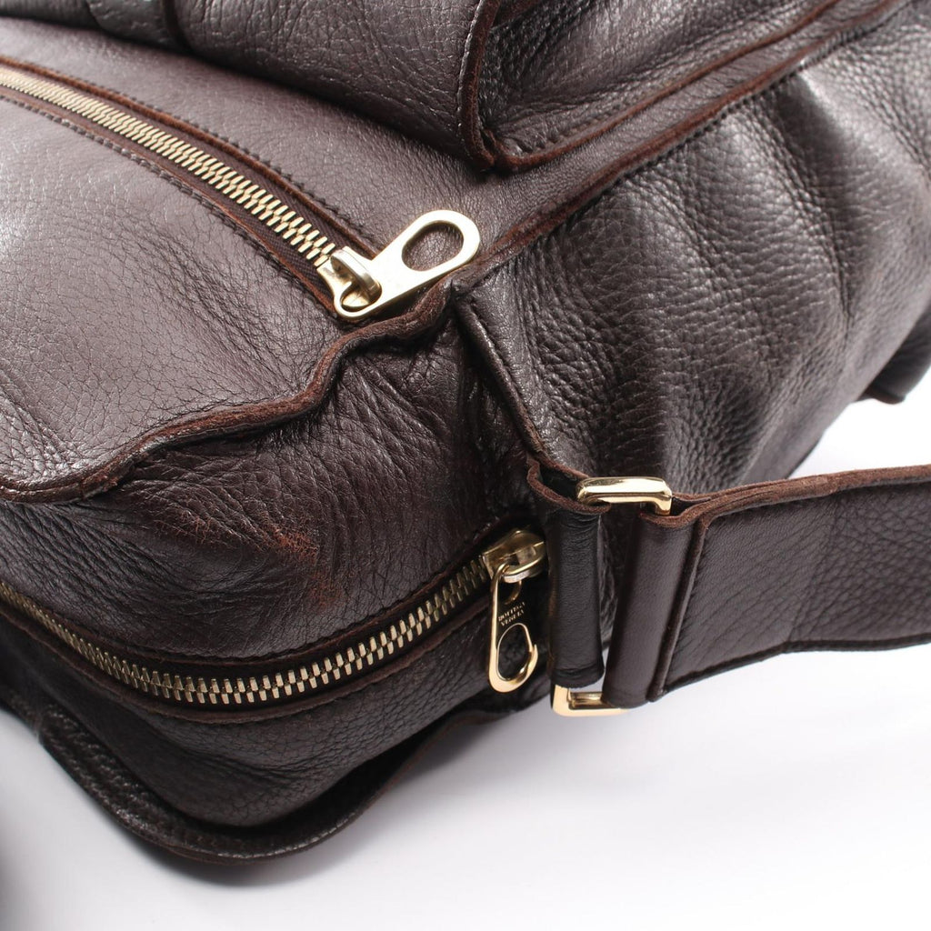 Bottega Veneta Shoulder Bag Brown Leather — view 8