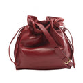 Loewe Shoulder Bag Anagram Bordeaux Leather