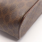 Celine Handbag Macadam Brown Canvas Leather Vanity — view 5