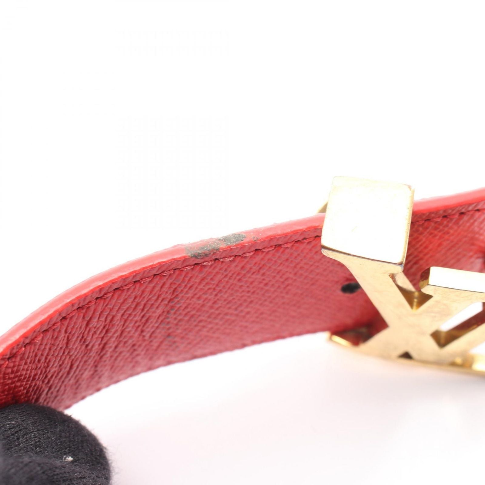 Louis Vuitton Belt Ceinture Initial Gold Reversible Leather — view 9