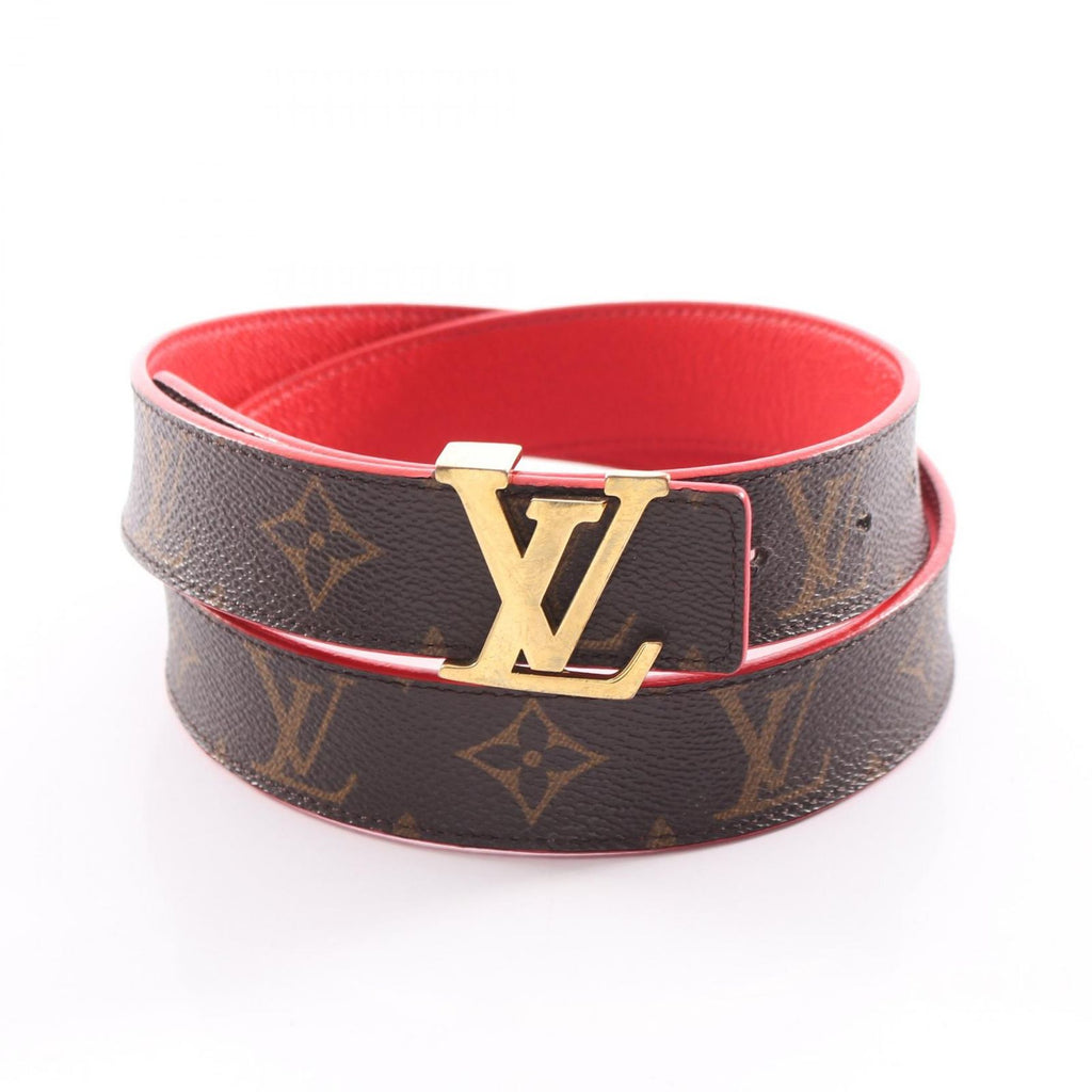 Louis Vuitton Belt Ceinture Initial Gold Reversible Leather