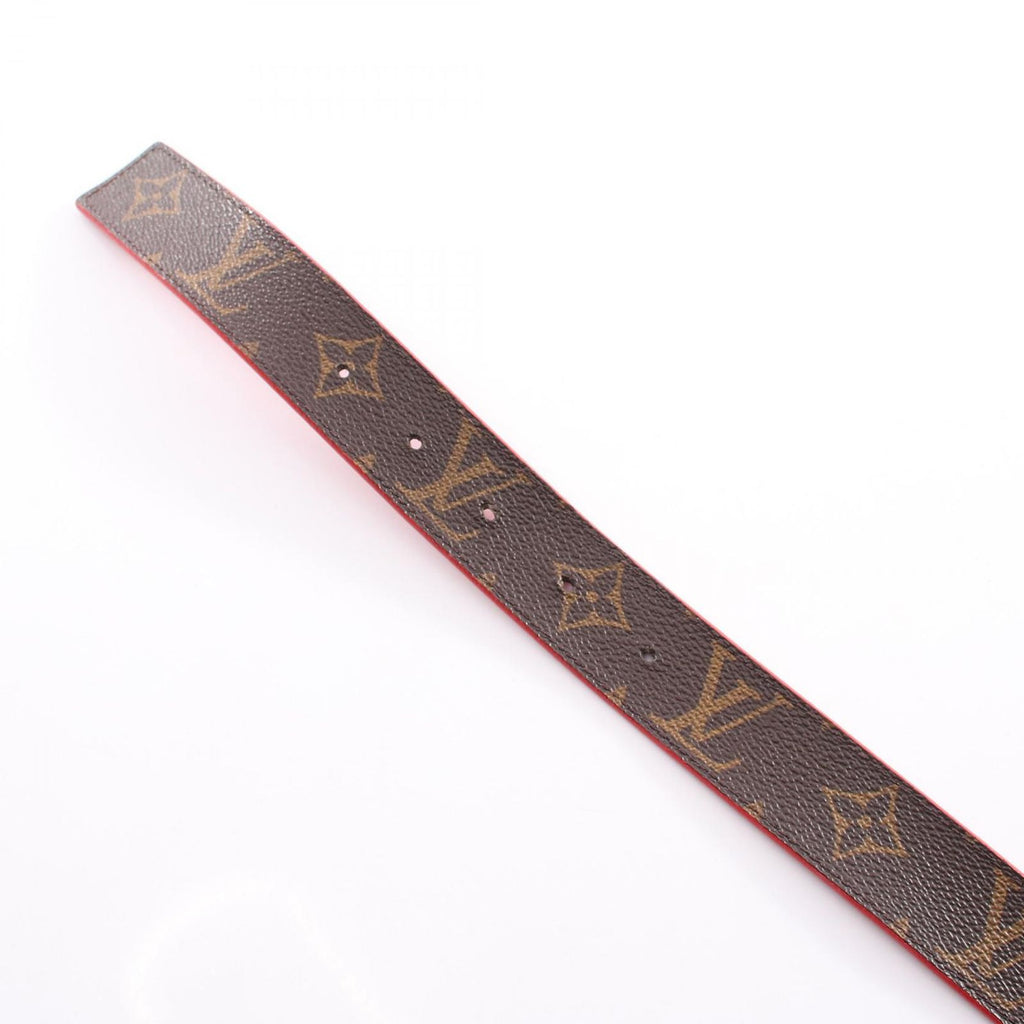 Louis Vuitton Belt Ceinture Initial Gold Reversible Leather — view 3