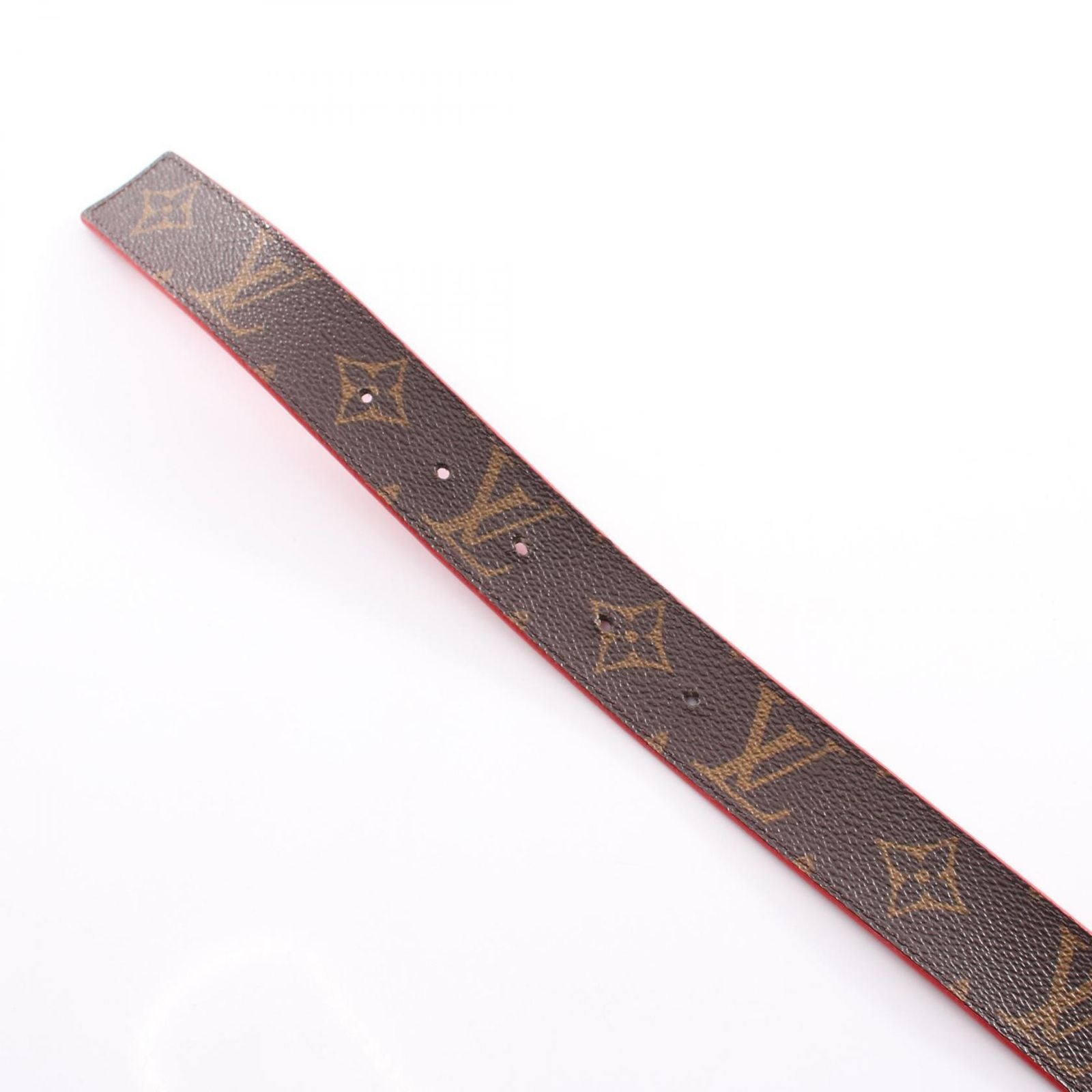 Louis Vuitton Belt Ceinture Initial Gold Reversible Leather — view 3