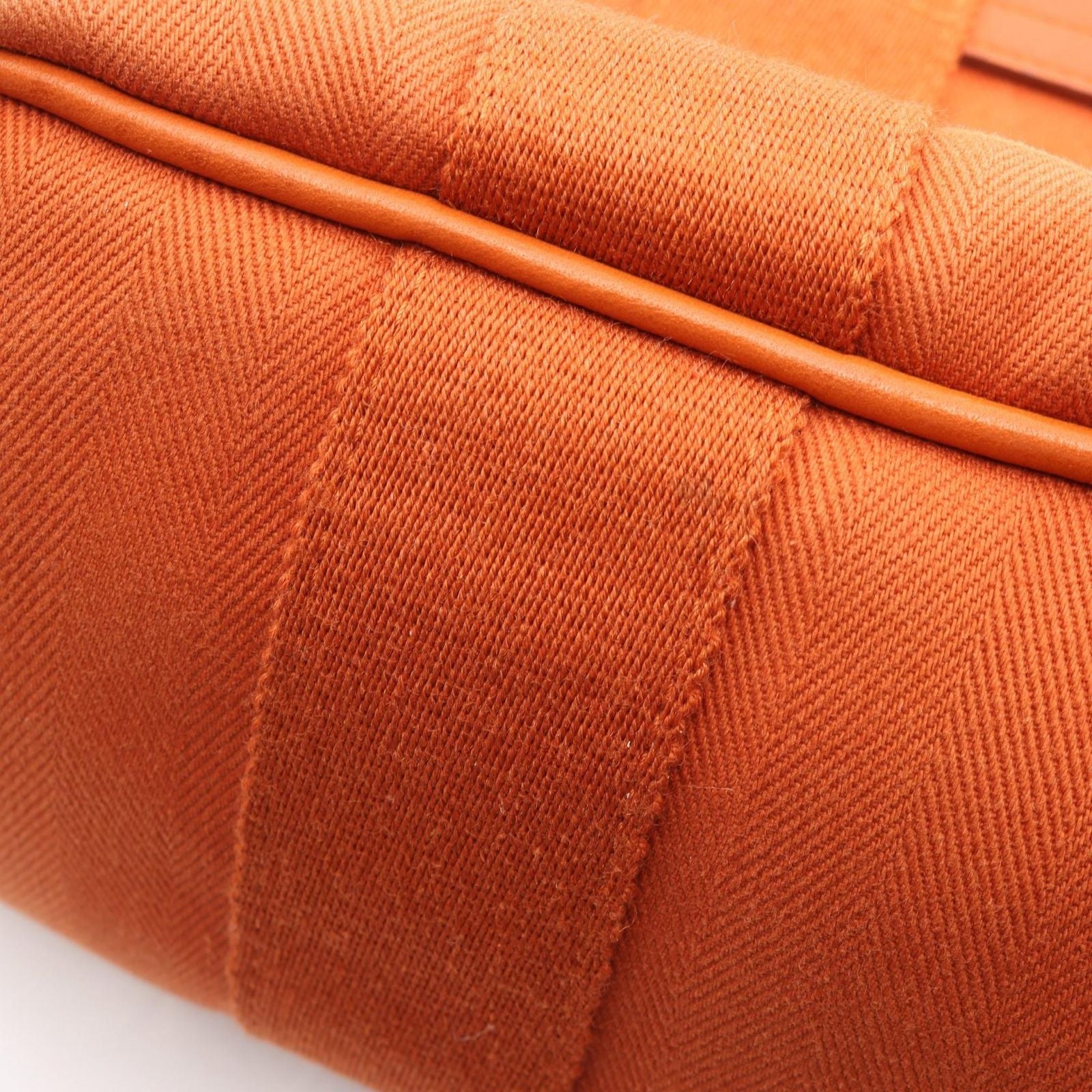 Hermes Handbag Valparaiso PM Potiron Leather Canvas — view 9