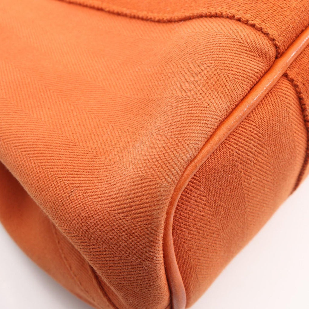 Hermes Handbag Valparaiso PM Potiron Leather Canvas — view 6