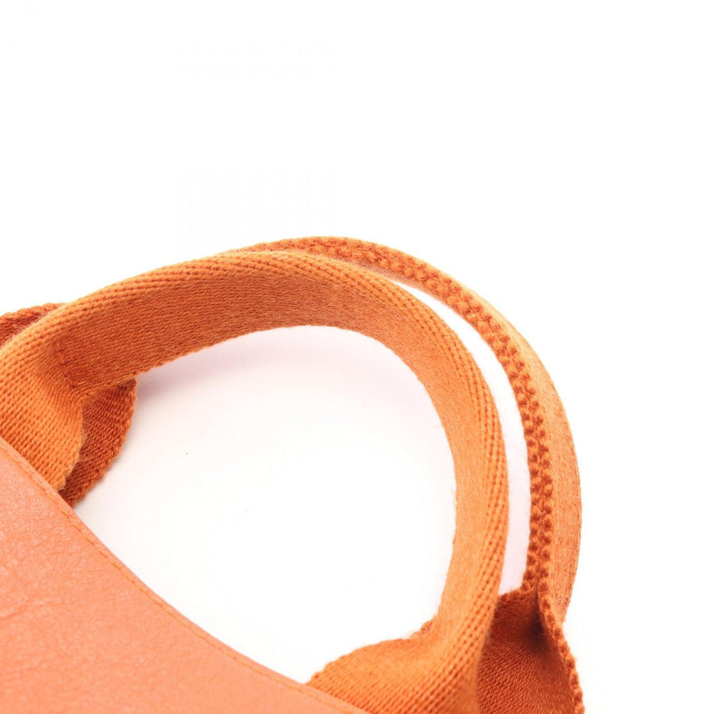 Hermes Handbag Valparaiso PM Potiron Leather Canvas — view 8