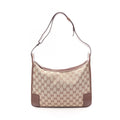 Gucci Shoulder Bag GG Canvas 001 Beige Brown