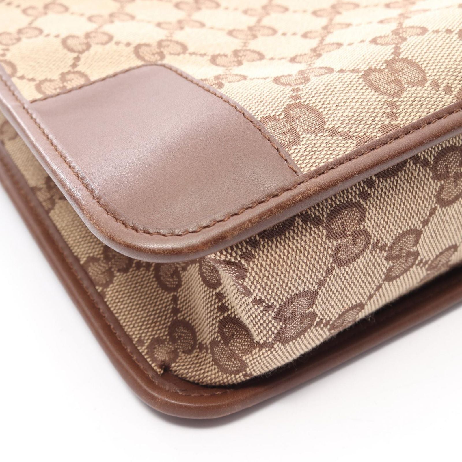 Gucci Shoulder Bag GG Canvas 001 Beige Brown — view 7