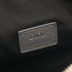Dior Waist Bag Saddle Oblique Gray Canvas Leather — view 4