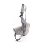 Dior Waist Bag Saddle Oblique Gray Canvas Leather — view 2