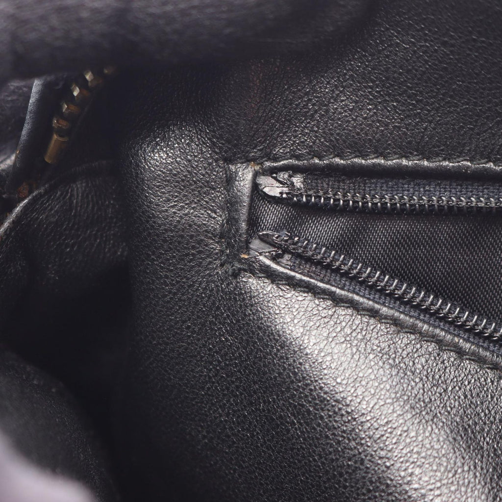 Chanel Shoulder Bag CC Logo Diamond Stitch Black Lambskin CC Chain — view 7