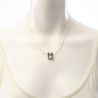 Hermes Necklace Cage Ash Cube Stainless Steel — view 5