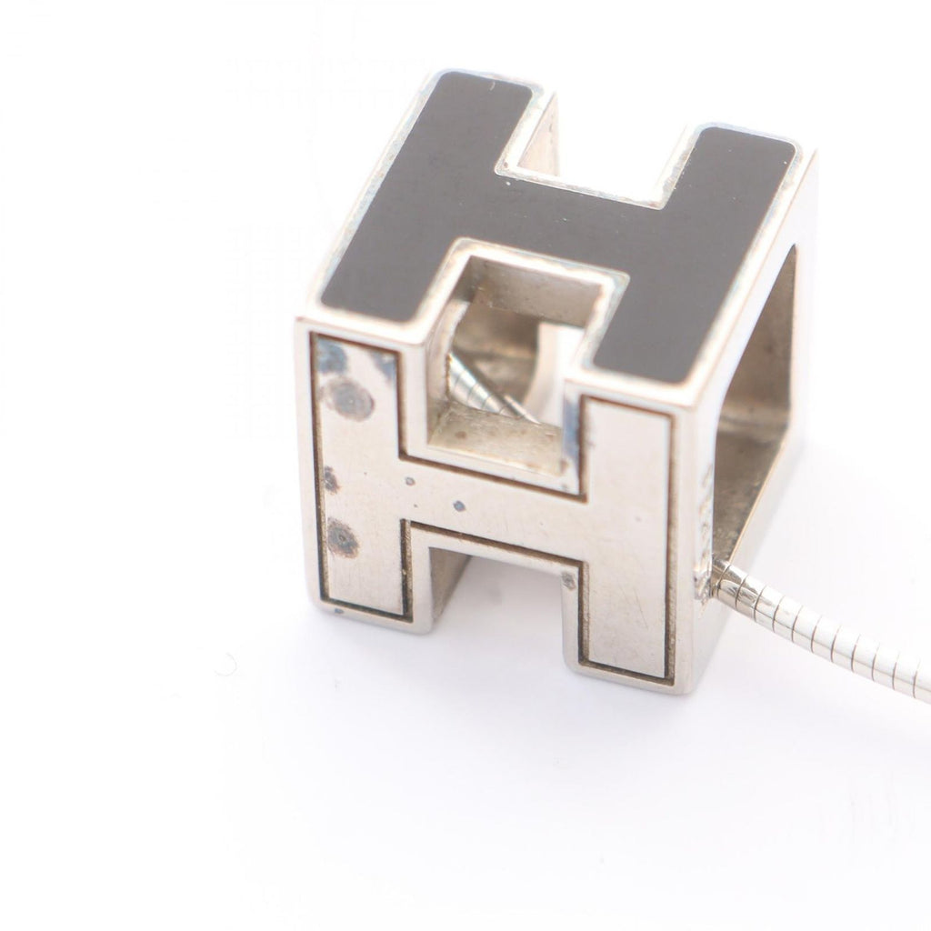 Hermes Necklace Cage Ash Cube Stainless Steel — view 6