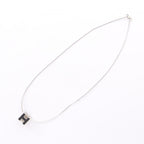 Hermes Necklace Cage Ash Cube Stainless Steel — view 2