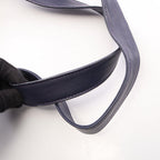 Celine Tote Circle Logo Navy Leather — view 8