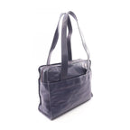 Celine Tote Circle Logo Navy Leather — view 2