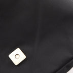 Fendi Shoulder Bag Logo Plate Black Nylon — view 7