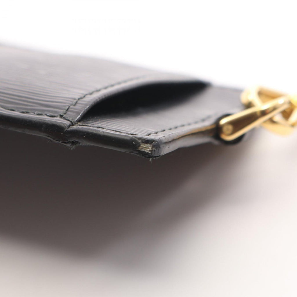 Prada Card Case Vitello Move Black Leather — view 7