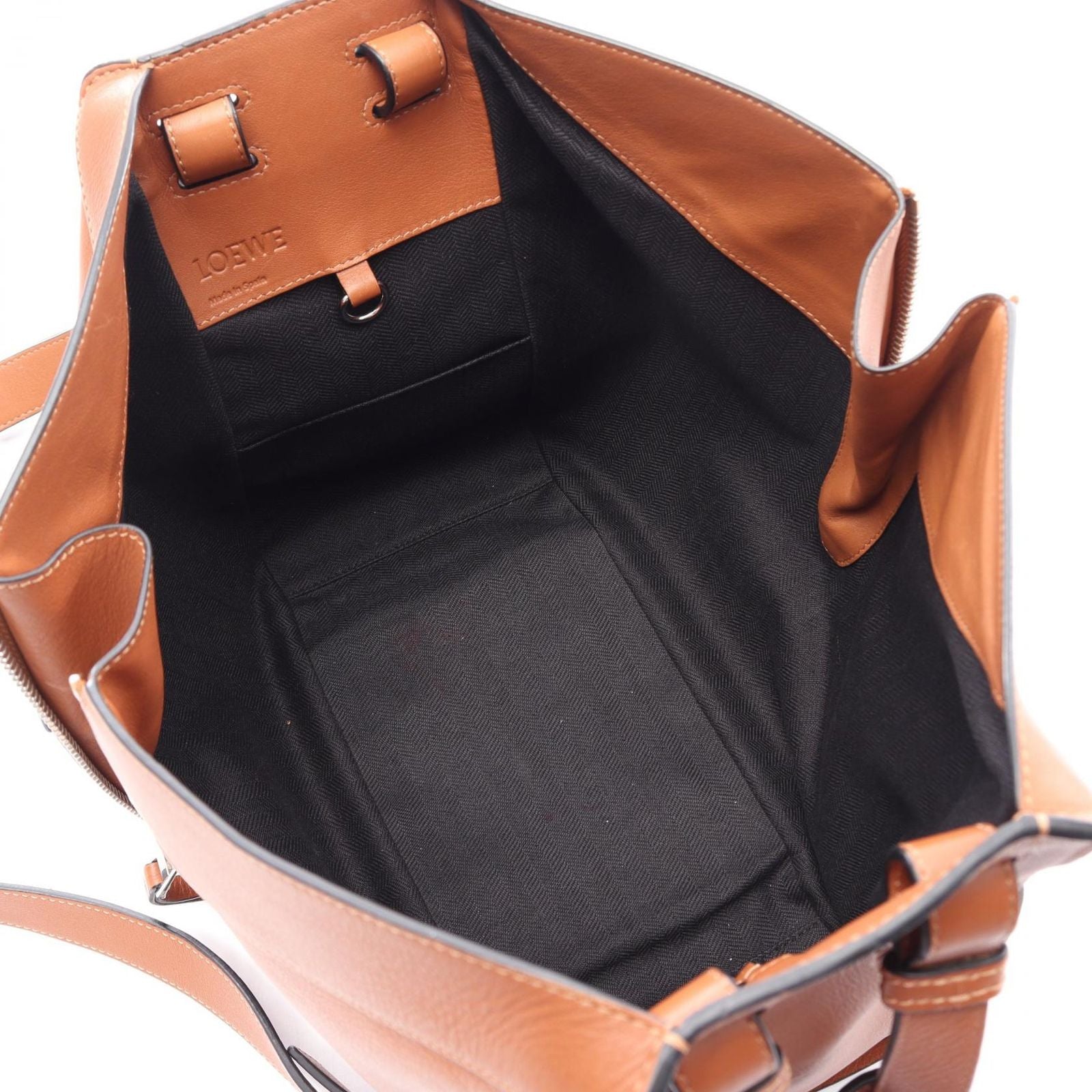 Loewe Handbag Hammock Small 2-Way Tan Leather — view 3