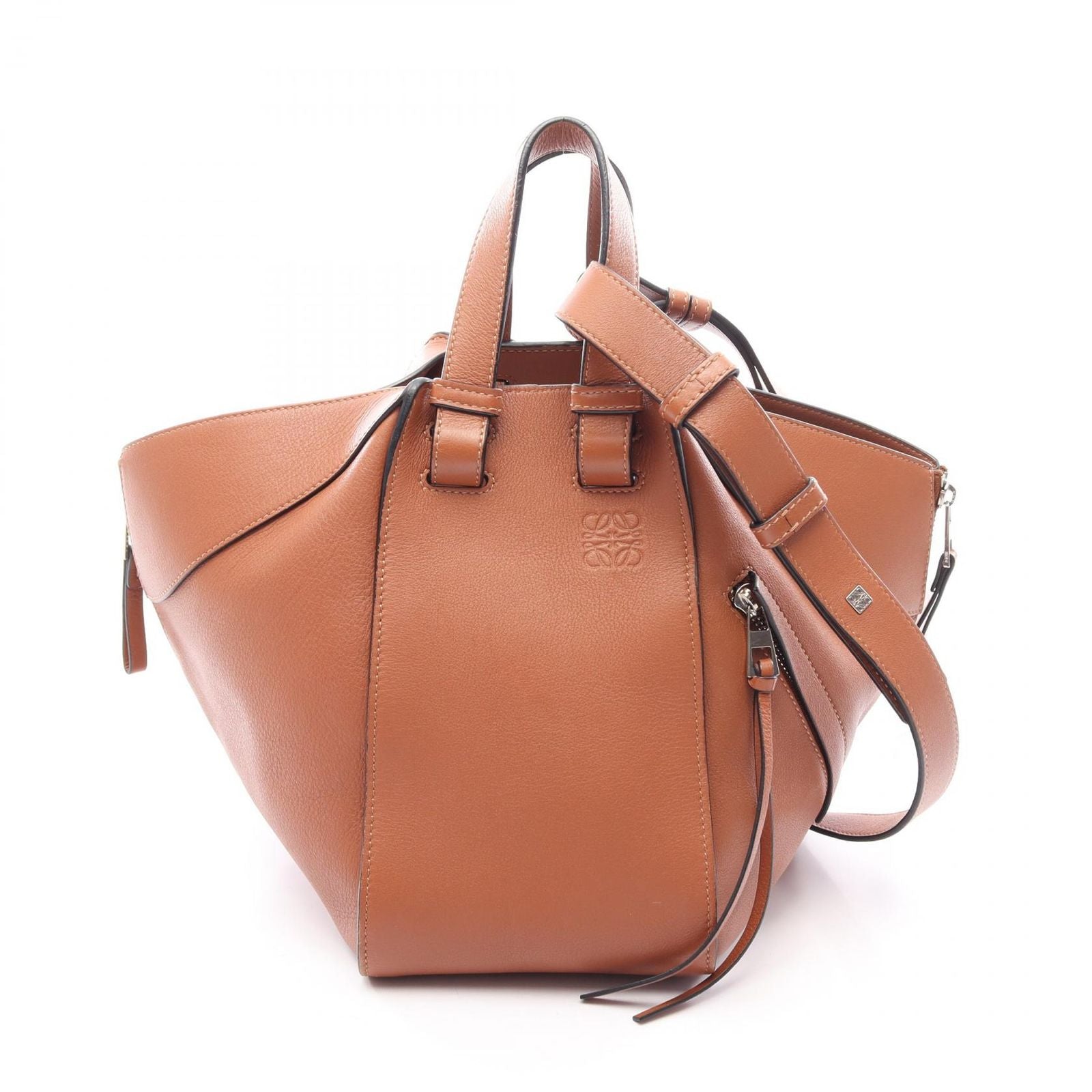 Loewe Handbag Hammock Small 2-Way Tan Leather