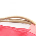 Loewe Handbag Nappa Aire Pink Orange Gold Leather Hand — view 8