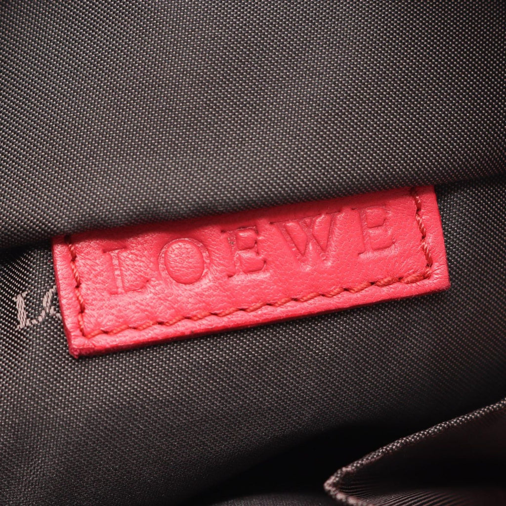 Loewe Handbag Nappa Aire Pink Orange Gold Leather Hand — view 4