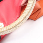 Loewe Handbag Nappa Aire Pink Orange Gold Leather Hand — view 7