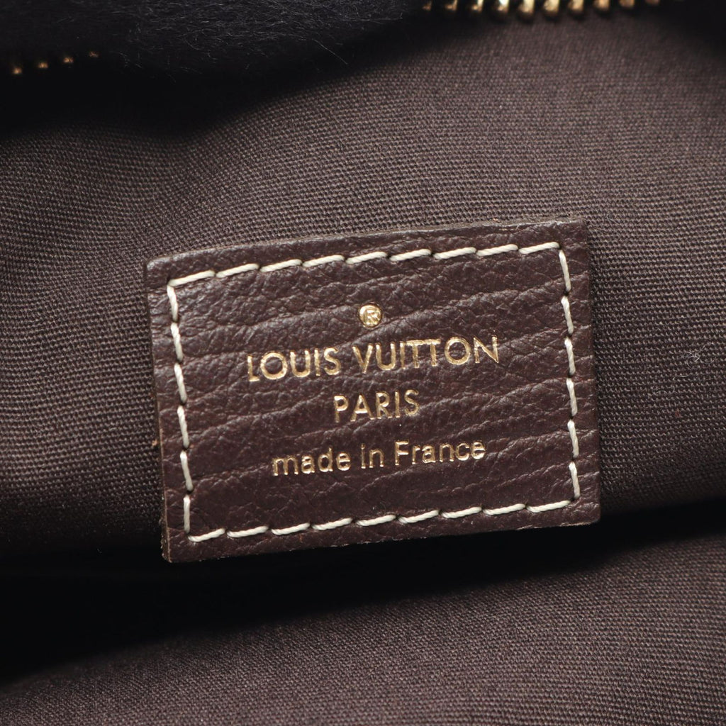 Louis Vuitton Shoulder Bag Manon MM Ebene Canvas Leather — view 4
