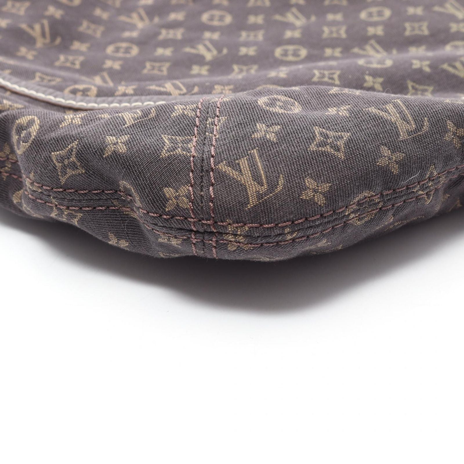 Louis Vuitton Shoulder Bag Manon MM Ebene Canvas Leather — view 6