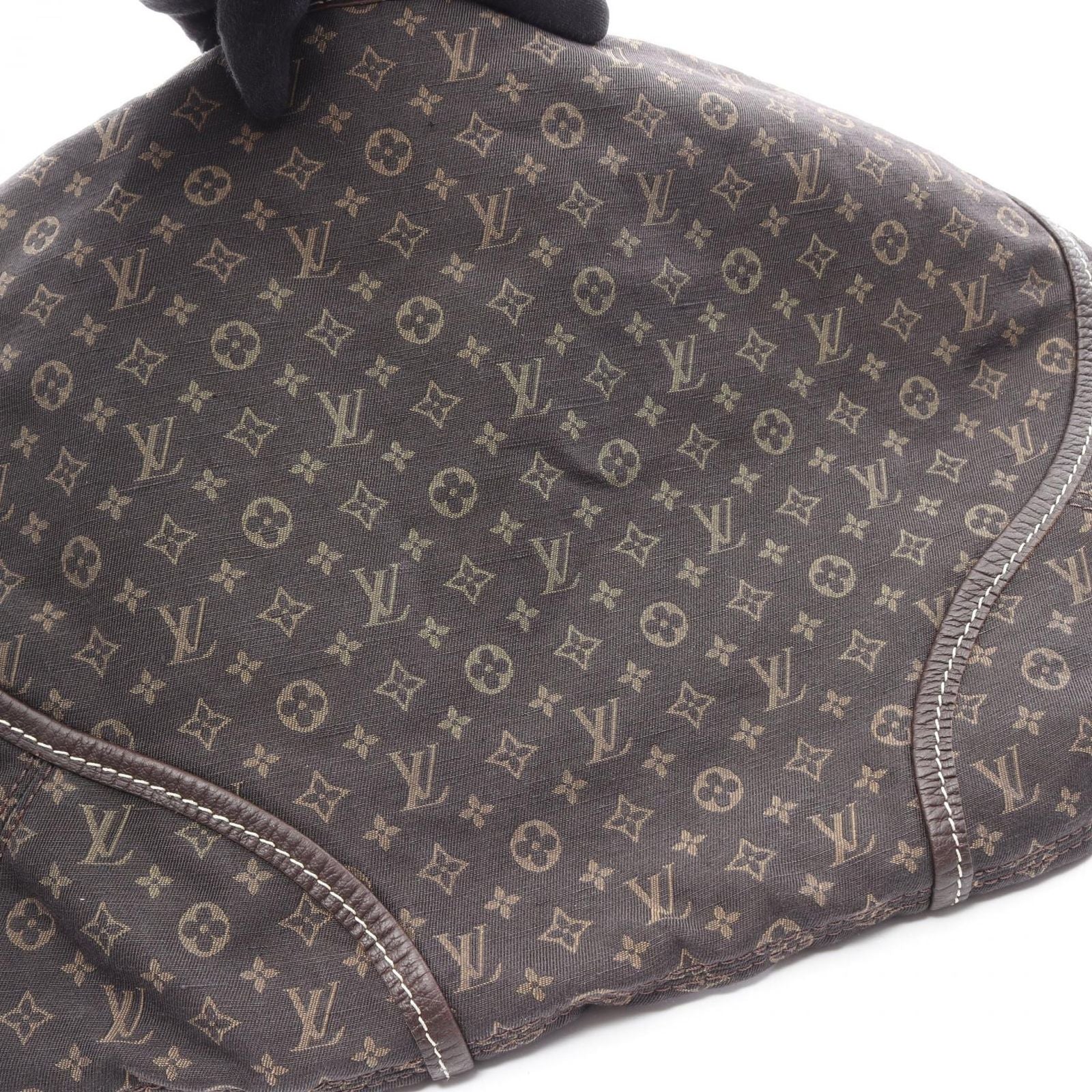 Louis Vuitton Shoulder Bag Manon MM Ebene Canvas Leather — view 8